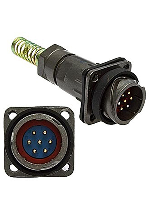 FQ18-7pin ZPJ-8, Разъём быстроразъёмный RUICHI FQ18-7pin ZPJ-8, 7-ми контактный