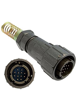 FQ18-12pin TJ-10, Разъём быстроразъёмный RUICHI FQ18-12pin TJ-10, 12-ти контактный