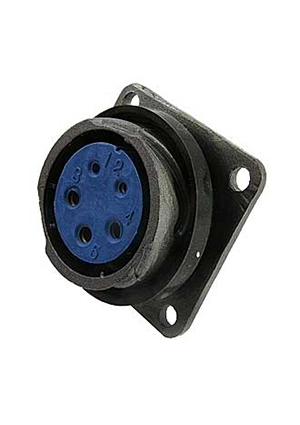 FQ24-5pin ZK, Разъём быстроразъёмный RUICHI FQ24-5pin ZK, 5-ти контактный