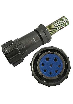 FQ24-8pin TK-12, Разъём-розетка быстросъемный цилиндрический RUICHI FQ24-8pin TK-12, 8-ми контактный