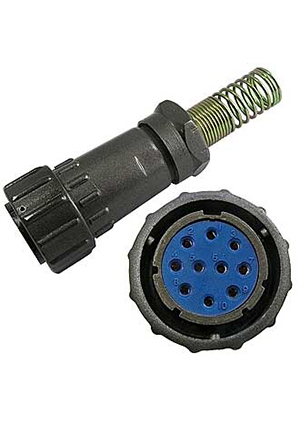 FQ24-10pin TK-12, Разъём быстроразъёмный Ruichi FQ24-10pin TK-12, 10-ти контактный