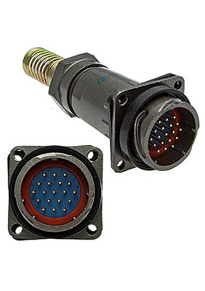 FQ24-19pin ZPJ-12, Разъём быстроразъёмный RUICHI FQ24-19pin ZPJ-12, 19-ти контактный