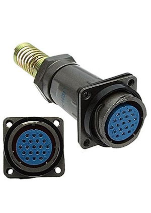 FQ24-19pin ZPK-12, Разъём быстроразъёмный SZC FQ24-19pin ZPK-12, 19-ти контактный