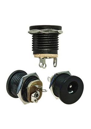TC-022 2.0mm, Разъём питания штырьковый RUICHI TC-022 2.0 мм, монтаж на панель