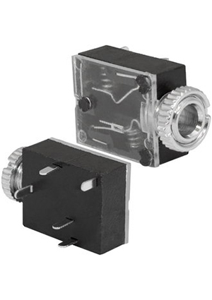 TKX3-3.5-05 PCB jack, Разъём аудио RUICHI TKX3-3.5-05 PCB jack, гнездо на плату