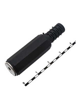 SZC-0100 stereo 3.5 mm, Разъём аудио SZC-0100 stereo 3.5 мм, чёрный