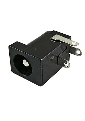 TC-005 2.4mm, Разъём питания штырьковый RUICHI TC-005 2.4 мм, монтаж на плату