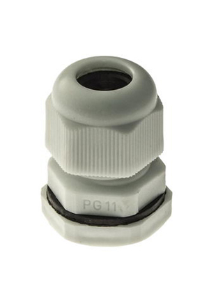PG11 (IP 54) Серый, Кабельный ввод RUICHI PG11 (IP 54) Серый, полиамид