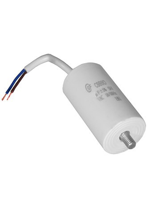 CBB60 10uF 450V WIRE+SCREW (SAIFU), �������� ����������� SAIFU CBB60, 10 ���, 450 �, � �������� � �