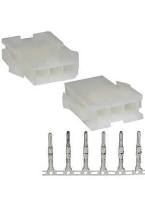 MF-1x3M + Terminal, Разъём питания низковольтный RUICHI MF-1x3M, клеммный, 3 контакта