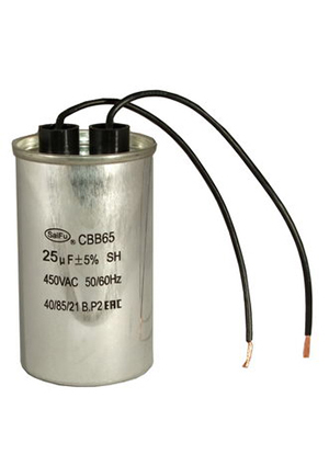 CBB65 25uF 450V WIRE (SAIFU), �������� ����������� SAIFU CBB65, 25 ���, 450 �, � ��������