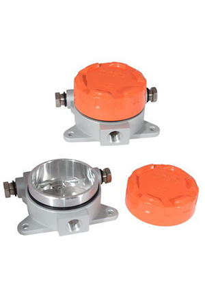 BP18-1A orange/grey, Корпус для полевого датчика давления ZTM-ELECTRO BP18-1A, оранжевый/серый, алюм