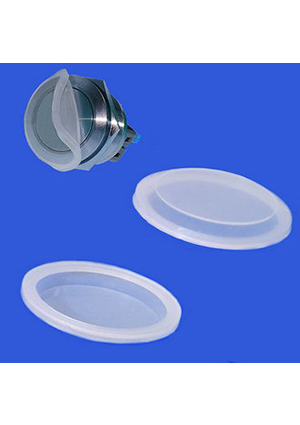 GQ22 D=22 mm cup, Колпачок защитный для антивандальных кнопок RUICHI GQ22, диаметр 22 мм, чашечный,