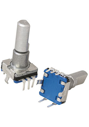 EC11E 30/15 20mm pushpin, Энкодер инкрементальный двухканальный с переключателем RUICHI EC11E, 5 В,