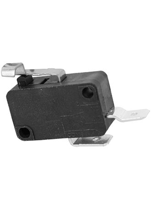 KW7-01-32, Микропереключатель с угловой планкой RUICHI KW7-01-32, 16х10.5х28 мм, OFF-(ON), SPST 2P,