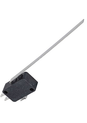 KW7-27, Микропереключатель с удлиненным рычагом RUICHI KW7-27, 16х10.5х28 мм, ON-(ON), 3P, 250 В, 5