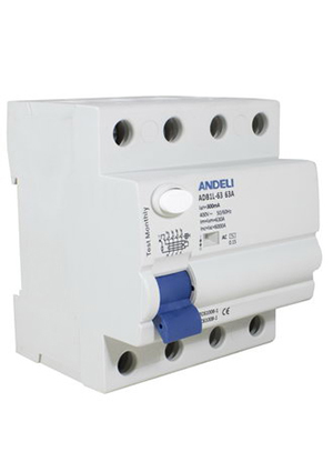 ADB1L-63 4P 63A 300mA ��� AC 6kA