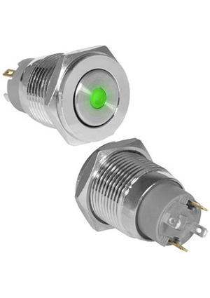 GQ16PF-10ZD/J/G/N off-on, Кнопка антивандальная RUICHI GQ16PF-10ZD/J/G/N, OFF-ON, рабочая температур