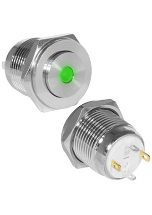GQ16PH-10D/J/G/N off-(on), Кнопка антивандальная RUICHI GQ16PH-10D/J/G/N, OFF-(ON), рабочая температ