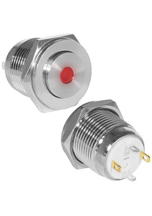 GQ16PH-10D/J/R/N off-(on), Кнопка антивандальная RUICHI GQ16PH-10D/J/R/N, OFF-(ON), рабочая температ