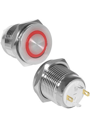 GQ16PF-10E/J/R/N off-(on), Кнопка антивандальная RUICHI GQ16PF-10E/J/R/N, OFF-(ON), рабочая температ