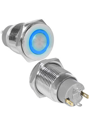 GQ16PF-10ZE/J/B/N off-on, Кнопка антивандальная RUICHI GQ16PF-10ZE/J/B/N, OFF-ON, рабочая температур