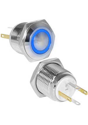GQ16B-10E/JL/B/N off-(on), Кнопка антивандальная RUICHI GQ16B-10E/JL/B/N, OFF-(ON), рабочая температ