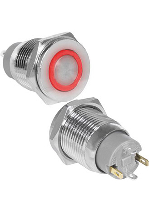 GQ16PF-10ZE/J/R/N off-on, Кнопка антивандальная RUICHI GQ16PF-10ZE/J/R/N, OFF-ON, рабочая температур