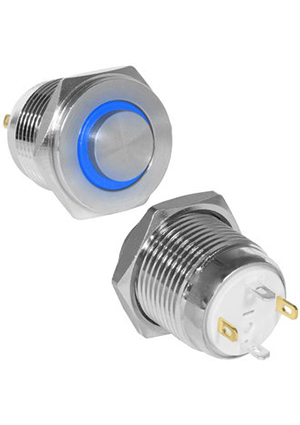 GQ16PH-10E/J/B/N off-(on), Кнопка антивандальная RUICHI GQ16PH-10E/J/B/N, OFF-(ON), рабочая температ