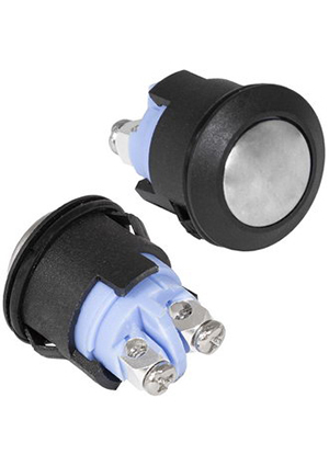 GQ16B-10/PC off-(on), Кнопка антивандальная RUICHI GQ16B-10/PC, OFF-(ON), рабочая температура -25 +5