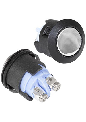 GQ16F-10/PC off-(on), Кнопка антивандальная RUICHI GQ16F-10/PC, OFF-(ON), рабочая температура -25 +5
