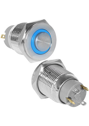 GQ16PH-10ZE/J/B/N off-on, Кнопка антивандальная RUICHI GQ16PH-10ZE/J/B/N, OFF-ON, рабочая температур