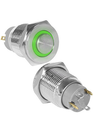 GQ16PH-10ZE/J/G/N off-on, Кнопка антивандальная RUICHI GQ16PH-10ZE/J/G/N, OFF-ON, рабочая температур