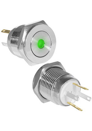 GQ16PF-10D/JL/G/N off-(on), Кнопка антивандальная RUICHI GQ16PF-10D/JL/G/N, OFF-(ON), рабочая темпер