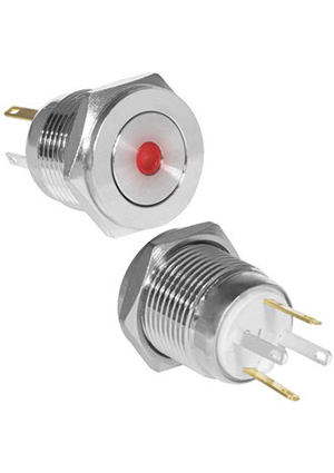GQ16PF-10D/JL/R/N off-(on), Кнопка антивандальная RUICHI GQ16PF-10D/JL/R/N, OFF-(ON), рабочая темпер