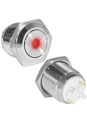 GQ16F-10D/J/R/N off-(on), Кнопка антивандальная RUICHI GQ16F-10D/J/R/N, OFF-(ON), рабочая температур