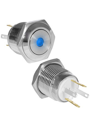 GQ16F-10D/JL/B/N off-(on), Кнопка антивандальная RUICHI GQ16F-10D/JL/B/N, OFF-(ON), рабочая температ