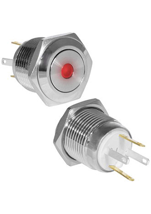 GQ16F-10D/JL/R/N off-(on), Кнопка антивандальная RUICHI GQ16F-10D/JL/R/N, OFF-(ON), рабочая температ