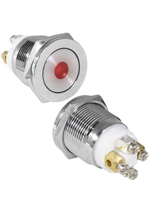 GQ19PF-10D/R/N off-(on), Кнопка антивандальная RUICHI GQ19PF-10D/R/N, OFF-(ON), рабочая температура
