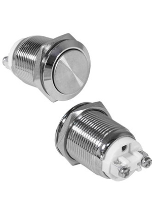 GQ19SH-10Z/N off-on, Кнопка антивандальная RUICHI GQ19SH-10Z/N, OFF-ON, рабочая температура -25 +55