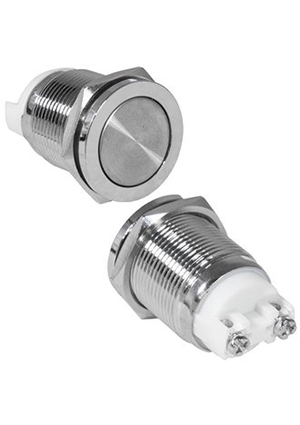 GQ19SPF-10Z/N off-on, Кнопка антивандальная RUICHI GQ19SPF-10Z/N, OFF-ON, рабочая температура -25 +5