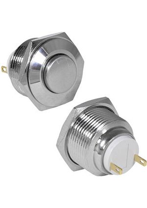 GQ19SH-10Z/J/N off-on, Кнопка антивандальная RUICHI GQ19SH-10Z/J/N, OFF-ON, рабочая температура -25