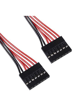 BLS-7 *2 AWG26 0.3m, ���������� ������ ������� (�������-�������) RUICHI BLS-7, AWG26, � ����� 2,54 �