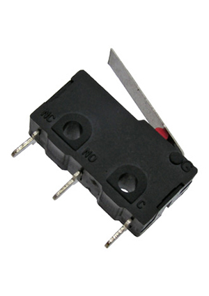 SM5-02N-25G, Микропереключатель с рычагом RUICHI SM5-02N-25G, ON-(ON) SPDT 3P, 3 А, 250 В