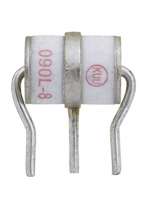 K3RP090L-8, K3RP090L-8 KUU Разрядник газовый трехэлектродный, 90 В, 20 кА / 20 А, 8х13 мм