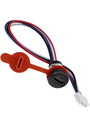 TYPE-C-4Pin-20, ������ TYPE-C-4Pin-20 RUICHI, ����� ������ 155 ��, 4 ��������, 3 �, 30 �, ������ ���