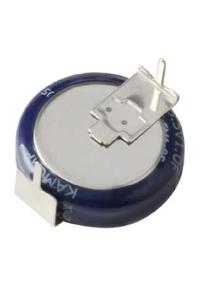 SE-5R5-D105VYH3C 1F 5.5V, SE-5R5-D105VYH3C KAMCAP ионистор, 1 Ф, 5.5 В, 89 мА, горизонтальный
