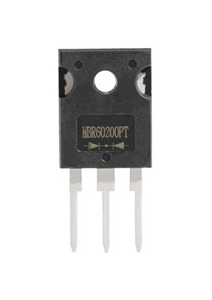 MBR60200PT, MBR60200PT Elecsuper сборка диодов Шоттки (2 диода с общим катодом), 200 В, 60 А, TO-247