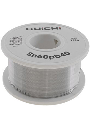 Sn60/Pb40 d0.3mm 100g flux,  - RUICHI Sn60/Pb40,  0.3 ,  100 , 