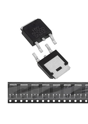HXY5N50D, HXY5N50D HXY полевой транзистор (MOSFET), N-канал, 500 В, 5 А, 1.8 Ом, 13 нКл, TO-252 (DPA